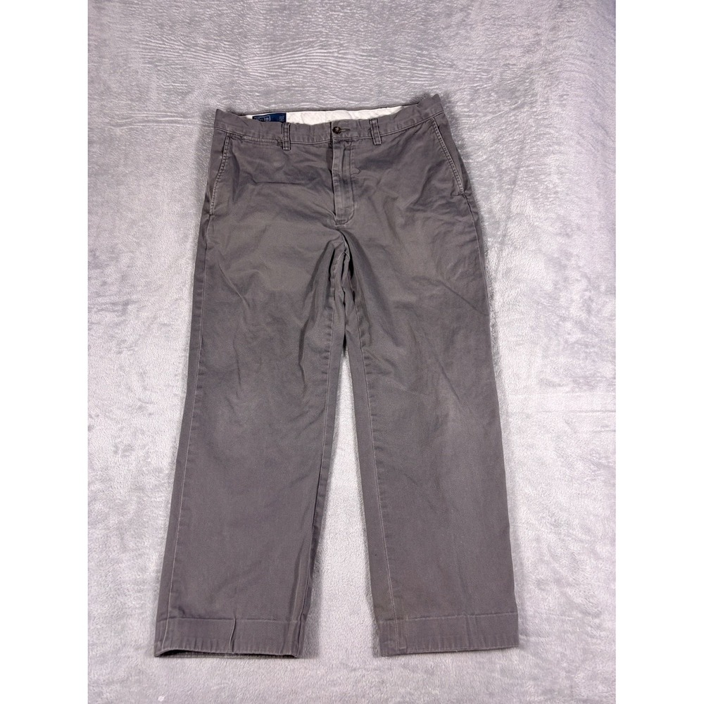 Polo Ralph Lauren Pants Preston Pant Mens Size 35 Gray Embroidered Logo